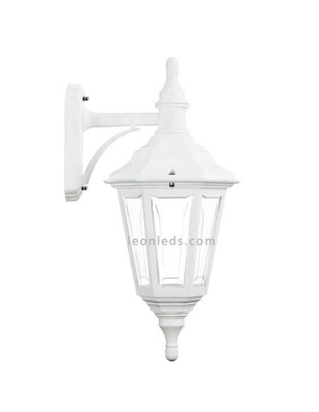 Applique murale classique Clic-clac Lampadaire haut-bas blanc | Éclairage LéonLeds | lampadaire blanc vintage