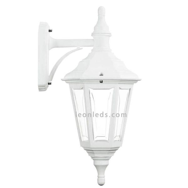 Aplique clásico Clic-clac Up-down farola blanca | LéonLeds Iluminación | farola blanca vintage