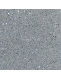 Parede exterior redonda de pedra cinza escuro claro | LeónIluminação Leds | textura cilíndrica