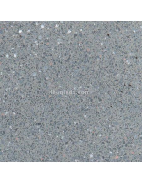 Aplique Stone round de pared exterior gris oscuro | LeónLeds Iluminación | cilíndrico textura
