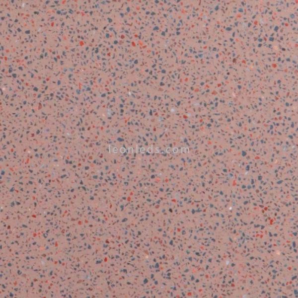 Applique d'extérieur ronde Stone rouille | Éclairage LeónLeds | texture cylindrique