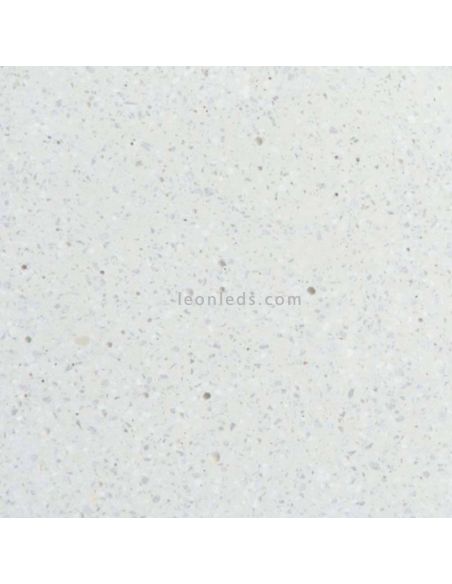 Applique murale d'extérieur rectangulaire Stone square | Éclairage LeónLeds | Applique murale texture béton blanc