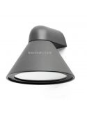 Aplique Pals de exterior forma campana | LeónLeds Iluminación | color negro aluminio