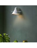 Aplique Pals de exterior forma campana | LeónLeds Iluminación | color blanco aluminio foco