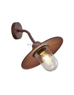 Aplique vintage Brenta para exterior marrón  Trio Lighting | LeónLeds Iluminación