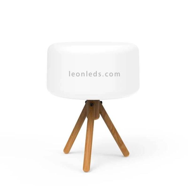 Candeeiro de mesa ao ar livre LED bateria recarregável solar Chloe New Garden | Leon Iluminação LED