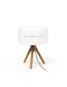 Lámpara de sobremesa exterior LED cable Chloe New Garden | LeonLeds Iluminación