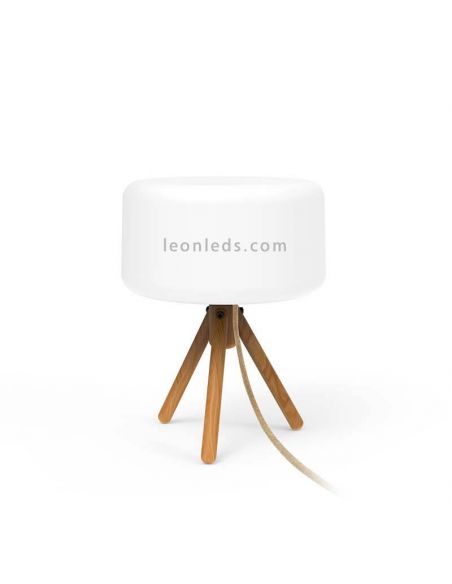 Lámpara de sobremesa exterior LED cable Chloe New Garden | LeonLeds Iluminación