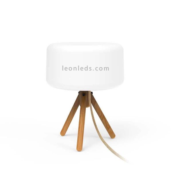 Lámpara de sobremesa exterior LED cable Chloe New Garden | LeonLeds Iluminación