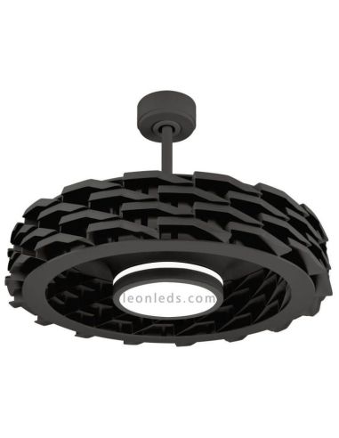 Ventilateur de Plafond Rubik Wifi LED Moteur CC Sans Lame Couleur Graphite Sulion | leonleds