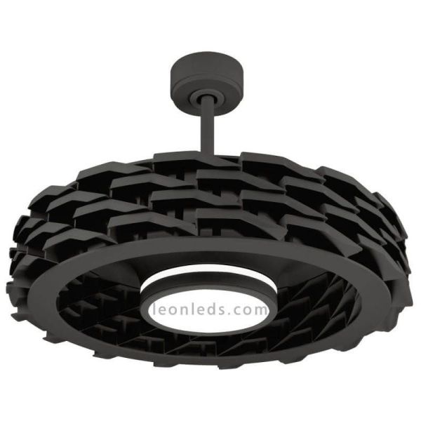 Ventilateur de Plafond Rubik Wifi LED Moteur CC Sans Lame Couleur Graphite Sulion | leonleds