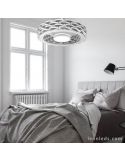 Ambiente de Ventilador de Techo Rubik Wifi LED Blanco Sin Aspas Motor DC Sulion | LeonLeds