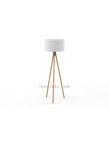 Lámpara de pie solar y batería recargable exterior LED Chloe New Garden | LeonLeds Iluminación