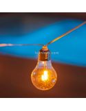 Pack 3 guirlandes d'extérieur Stella ampoules vintage New Garden | Éclairage LeonLeds