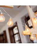 Pack 3 guirlandes d'extérieur Stella ampoules New Garden | Éclairage LeonLeds