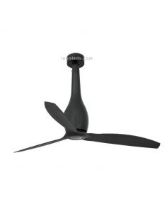Ventilador de Techo Industrial Negro Mate Eterfan con motor DC Faro Barcelona | LeonLeds