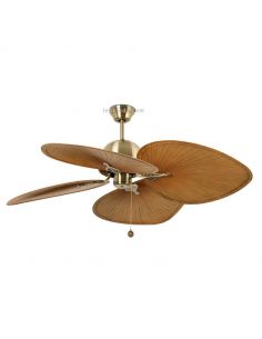 Ventilador de Techo oro viejo Cuba 33352B | LeonLeds