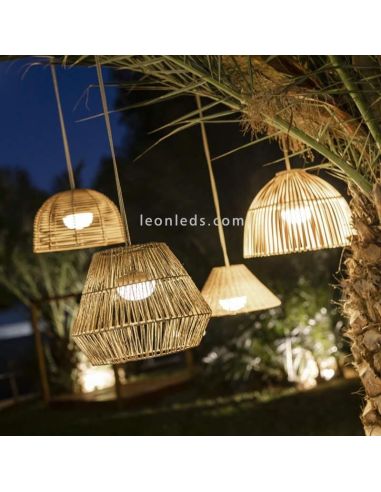 Candeeiro de exterior recarregável natural Sisine New Garden series | Leon Iluminação LED
