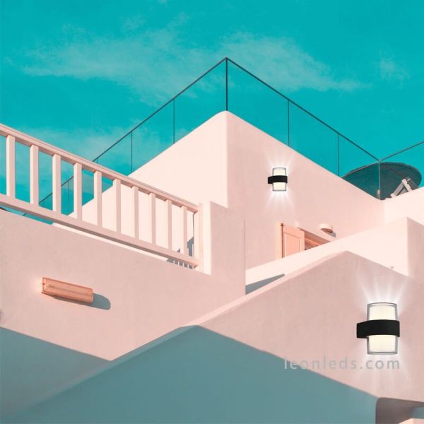 Caneeiro de parede LED cilíndrico de...