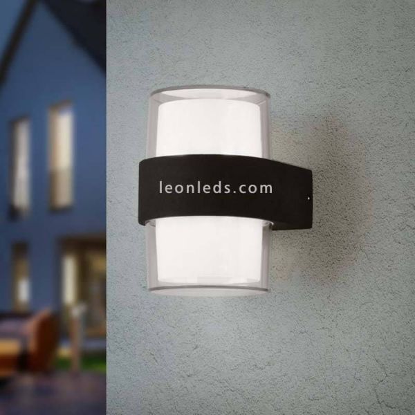 Caneeiro de parede LED cilíndrico de...