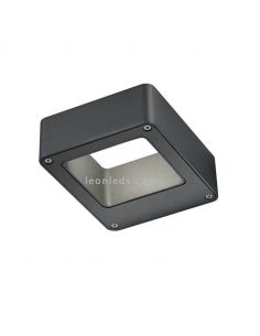 Arandela LED bidirecional para exterior Reno | LeónIluminação Leds | candeeiro de parede antracite