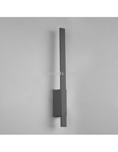 Aplique exterior de diseño LED Tawa |lámpara de pared plana alargada | LeónLeds Iluminación