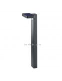 Baliza LED solar con sensor de movimiento para exterior Posadas | lámpara de jardin gris pizarra| LeónLeds Iluminación