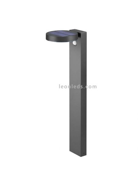 Baliza LED solar con sensor de movimiento para exterior Posadas | lámpara de jardin con luz cálida| LeónLeds Iluminación