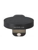 Aplique LED solar con sensor de movimiento para exterior Posadas | aplique gris pizarra| LeónLeds Iluminación