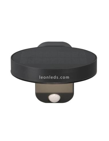 Aplique LED solar con sensor de movimiento para exterior Posadas | aplique gris pizarra| LeónLeds Iluminación