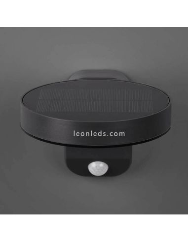 Arandela solar LED para exterior com sensor de movimento Posadas | luz de parede ao ar livre | Leon Iluminação LED