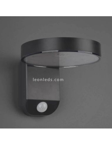 Arandela solar LED para exterior com sensor de movimento Posadas | luminária de sol | Leon Iluminação LED