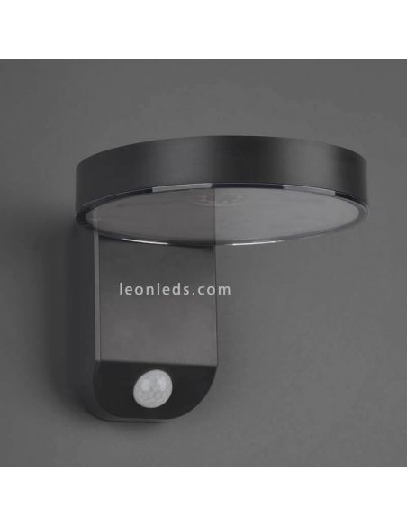 Applique solaire d'extérieur à LED avec détecteur de mouvement Posadas | luminaire solaire | Éclairage LeonLeds