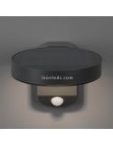 Arandela solar LED para exterior com sensor de movimento Posadas | candeeiro de parede para movimento | Leon Iluminação LED