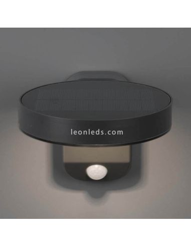 Arandela solar LED para exterior com sensor de movimento Posadas | candeeiro de parede para movimento | Leon Iluminação LED