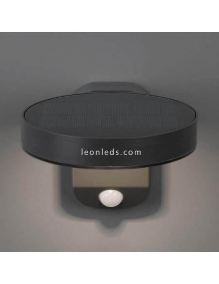 Arandela solar LED para exterior com sensor de movimento Posadas | candeeiro de parede para movimento | Leon Iluminação LED