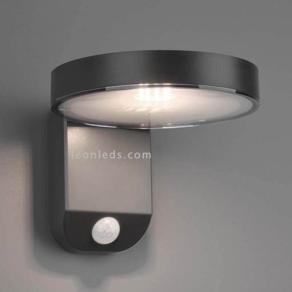 Aplique LED solar con sensor de movimiento para exterior Posadas | aplique automático | LeónLeds Iluminación