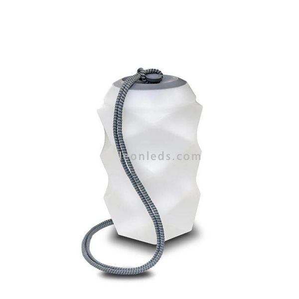 Lámpara portátil multicolor Bita recargable gris New Garden | LeonLeds Iluminación