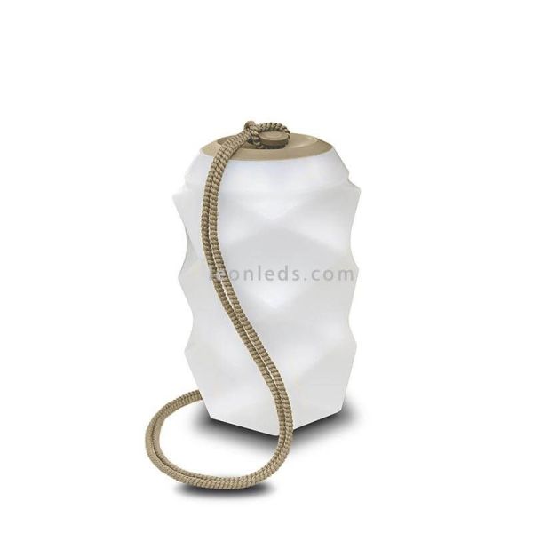 Lámpara portátil multicolor Bita recargable beige New Garden | LeonLeds Iluminación