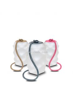 Lámpara portátil multicolor Bita recargable gris New Garden | LeonLeds Iluminación 2