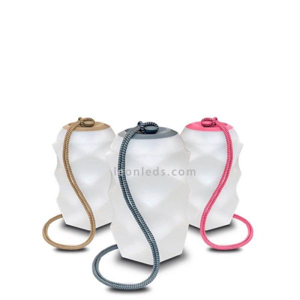 Candeeiro portátil multicolor recarregável de Jardim Bita | Leon Iluminação LED