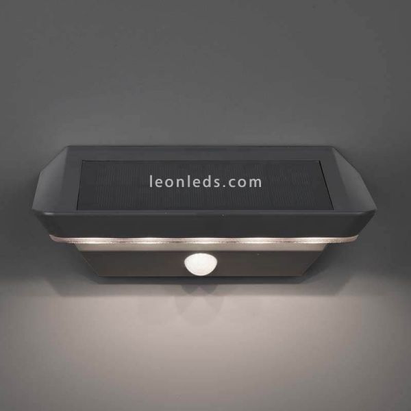 Aplique solar LED para exterior con sensor Mendoza | aplique con sensor de movimiento automático | LeónLeds Iluminación