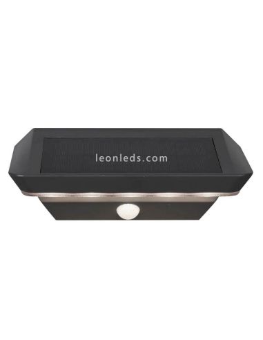 Arandela solar LED para exterior com sensor Mendoza | candeeiro de parede recarregável | Leon Iluminação LED