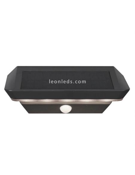 Aplique solar LED para exterior con sensor Mendoza | aplique recargable | LeónLeds Iluminación