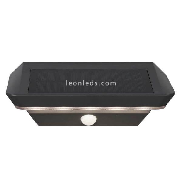 Aplique solar LED para exterior con sensor Mendoza | aplique recargable | LeónLeds Iluminación