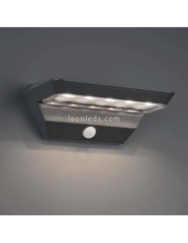 Aplique solar LED para exterior con sensor Mendoza | aplique energía solar| LeónLeds Iluminación