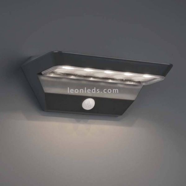 Applique solaire d'extérieur à LED avec capteur Mendoza | appliquer l'énergie solaire | Éclairage LeonLeds