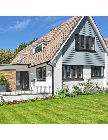 Applique solaire LED d'extérieur moderne avec capteur Esquel | Applique grise anthracite | Éclairage LeonLeds