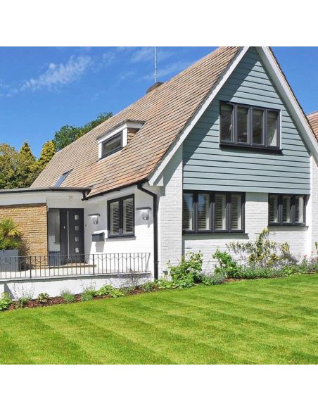 Applique solaire LED d'extérieur moderne avec capteur Esquel | Applique grise anthracite | Éclairage LeonLeds