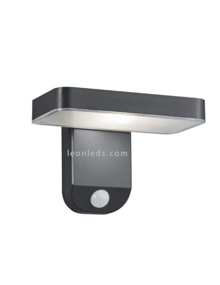 Aplique solar LED con sensor para exterior moderno Esquel | Lámpara de pared automático | LeónLeds Iluminación